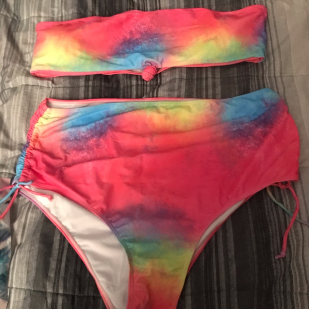 SHEIN Plus Size High Waisted Bikini